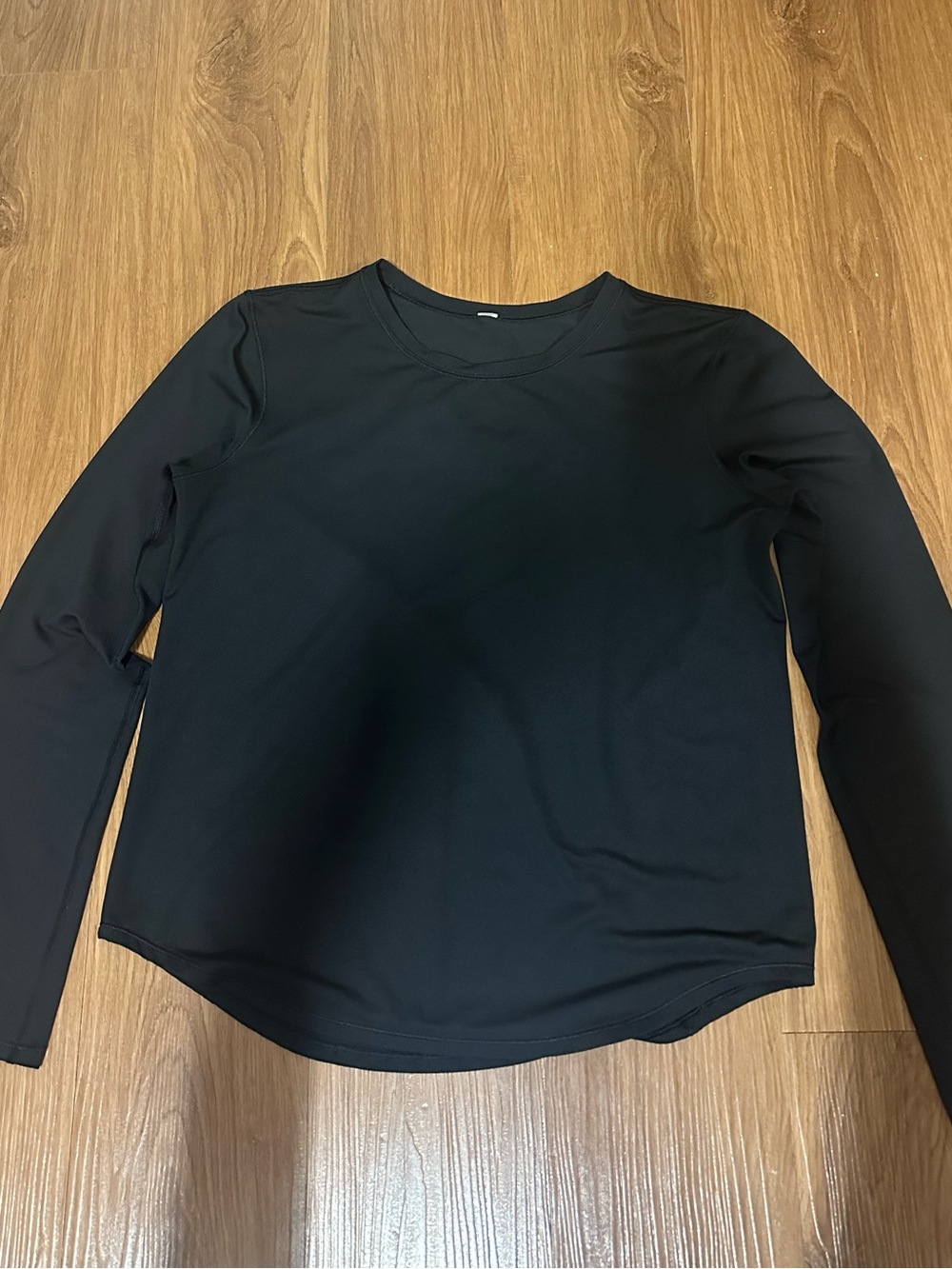 lululemon athletica Black Long-Sleeve Crew Jersey Top